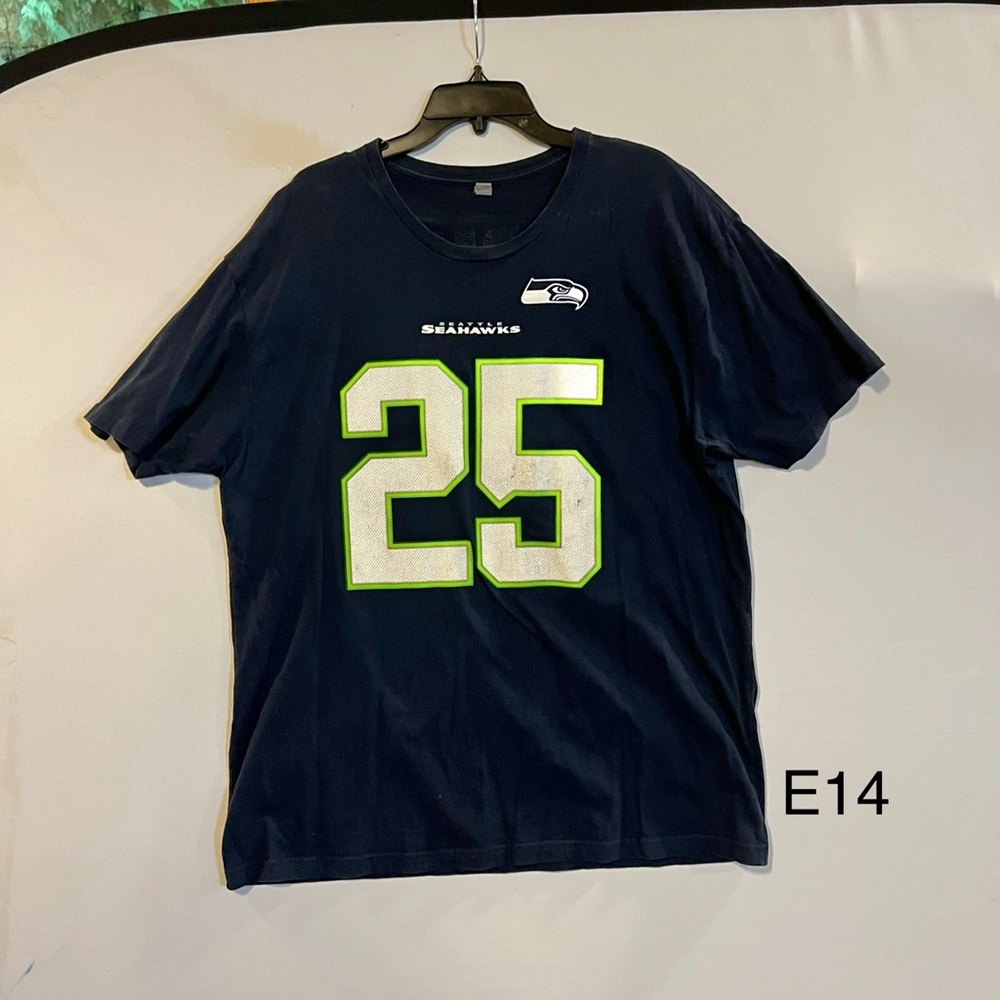 Seattle Seahawks Navy Blue T-Shirt